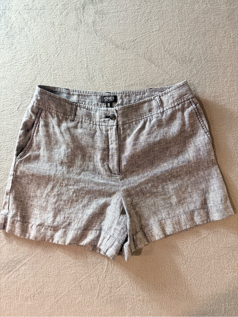 Jones New York - Blue Linen Shorts